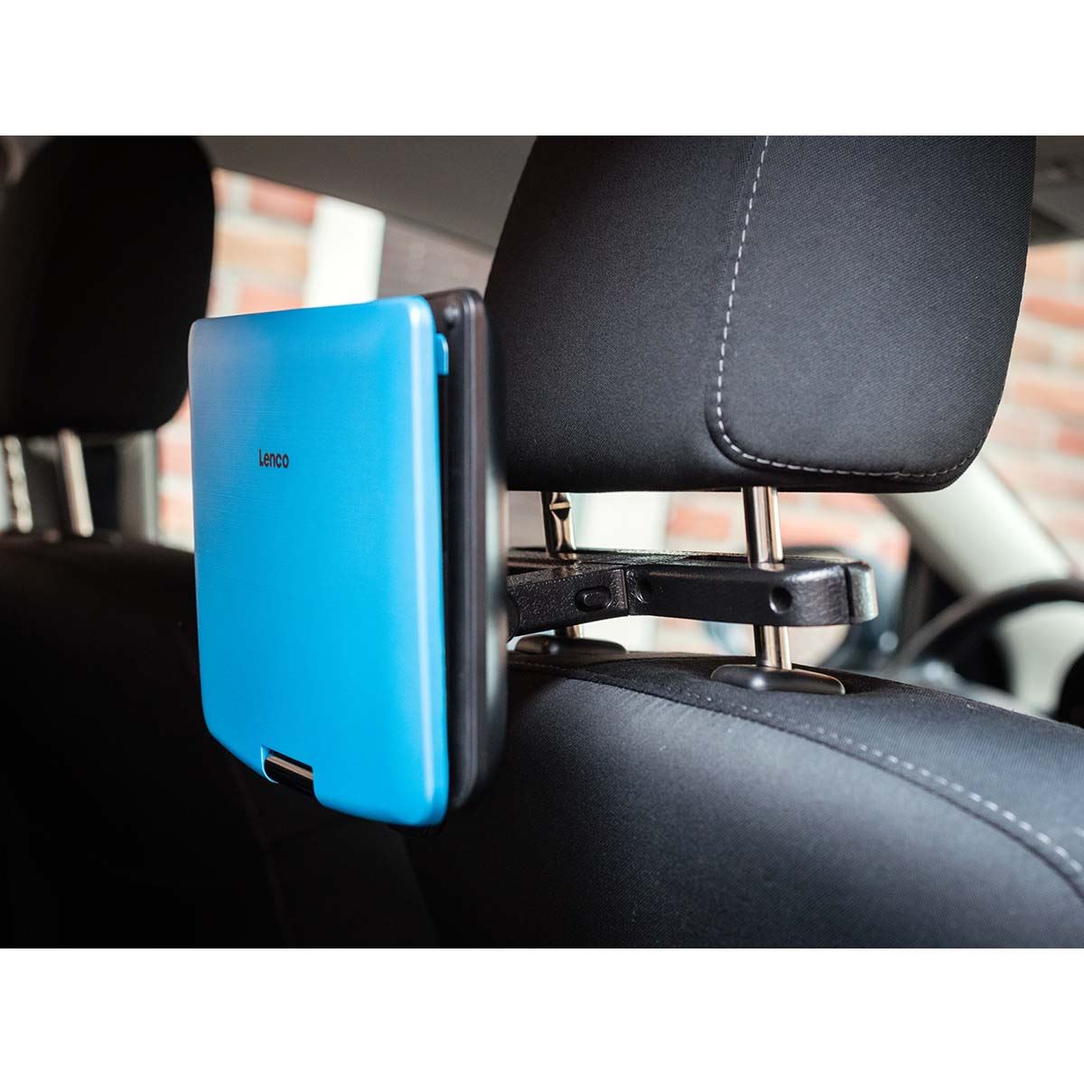 Lenco DVP-910BU | Portable 9" DVD-Player | USB Headphones and Mounting bracket |Blue / Black