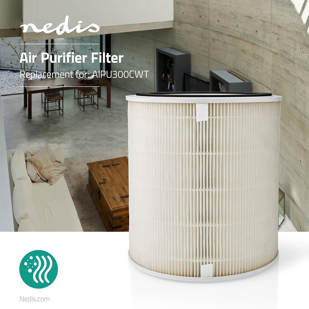 Nedis Air Purifiers Filter | Suitable for purifier model: AIPU300CWT