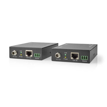 Nedis HDMI™ Extender | Over Cat6 | up to 60.0 m | 4K@60Hz | 18 Gbps | Metal | Anthracite