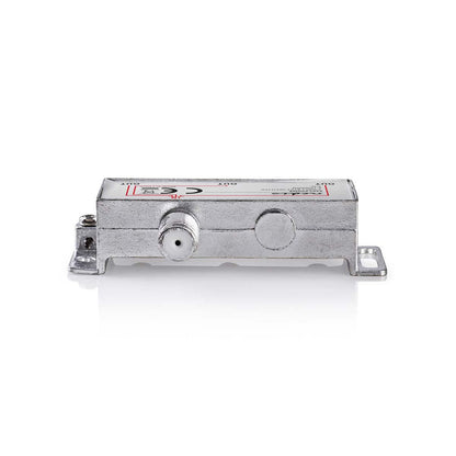 Nedis CATV Splitter | 5 - 1000 MHz | Insertion loss: 6.8 dB | Number of outputs: 3 | 75 Ohm | Zinc Alloy