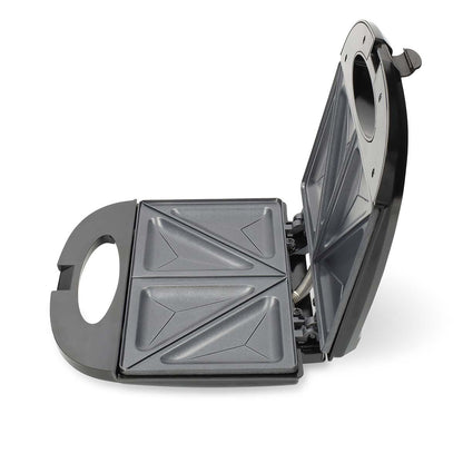 MELISSA 16240112 | Sandwich Maker | 750 W | Sandwich plates | Automatic temperature control | Non-stick Coating | Black