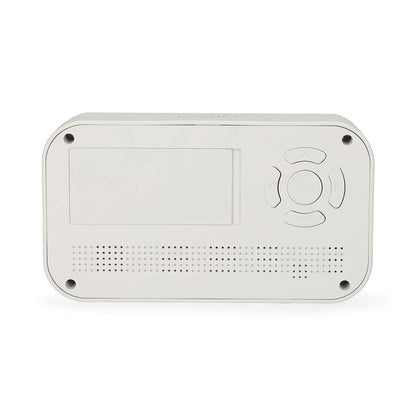 Nedis Digital Desk Alarm Clock | LCD | Backlight | Snooze function | Date display | Timer function | White
