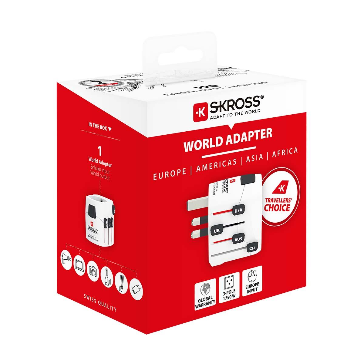 Skross SKross | Travel Adapter World PRO Earthed