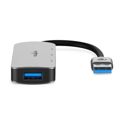 Nedis USB Hub | USB-A Male | 4x USB A Female | 4 port(s) | USB 2.0 / USB 3.2 Gen 1 | USB Powered