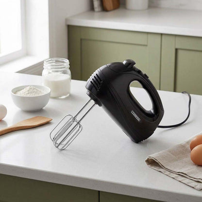 MELISSA Hand Mixer | 5 Speeds with Turbo | 300 Watt | Black