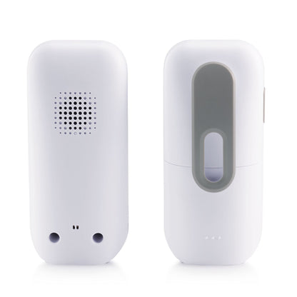 Alecto DBX130 DECT Digital Audio Baby Monitor, Parent Unit with Rechargeable Batter | Crystal-Clear Sound | White