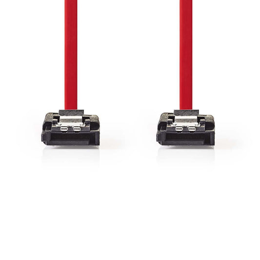 Nedis SATA Cable | 1.5 Gbps | SATA 7-Pin Female | SATA 7-Pin Female | Nickel Plated | 0.50 m | Flat | PVC | Red | Box