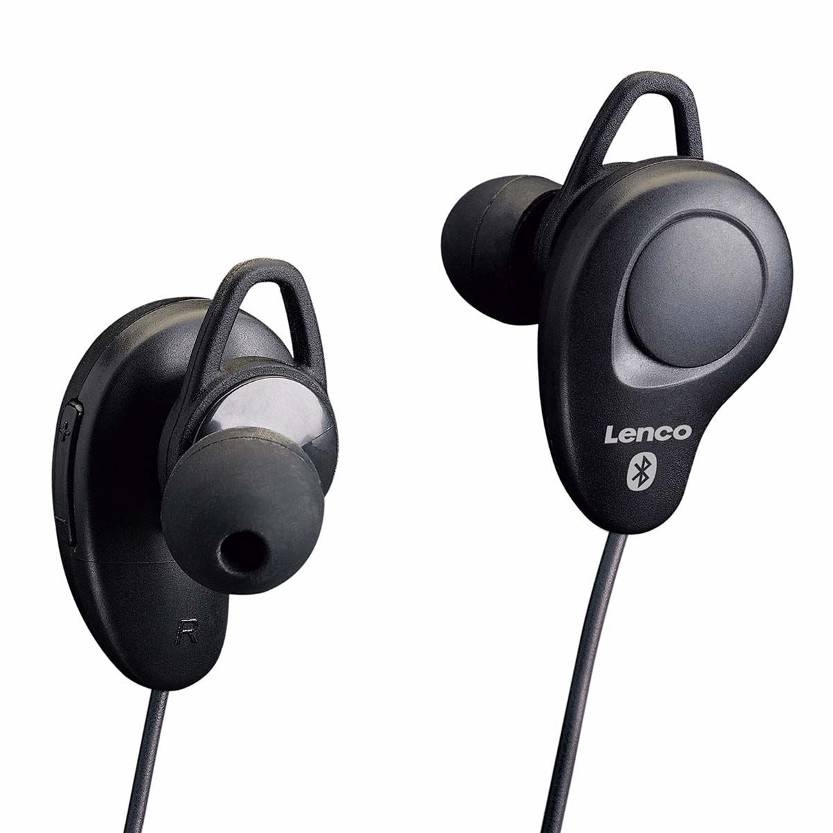 Lenco EPB-015BK | Sports Bluetooth® | Rechargable In-Ear Earphones | Black