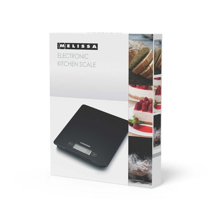 MELISSA Electronic Digital Kitchen Weighing Scales | 5kgs | Black