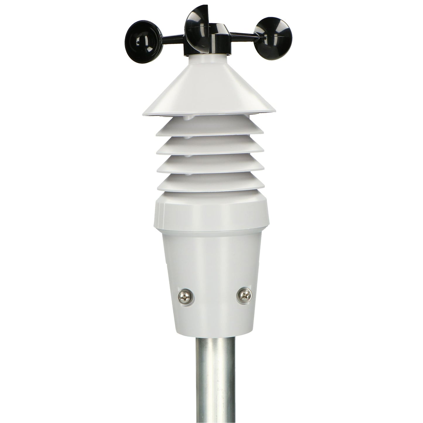 Alecto Weather Station | Indoor and Outdoor Temperature, Forcast, Wind, Humidity & More | Outside Wireless sensor | Black