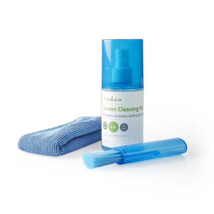 Nedis Screen Cleaner | Spray | 200 ml | Notebook / Smartphone / Tablet / TV Screen | Wiper included