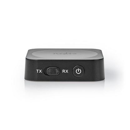 Nedis Bluetooth® Transmitter Receiver | Connection input: 1x AUX | Connection output: 1x AUX | SBC | Up to 1 Device | Maximum battery play time: 6 hrs | Black