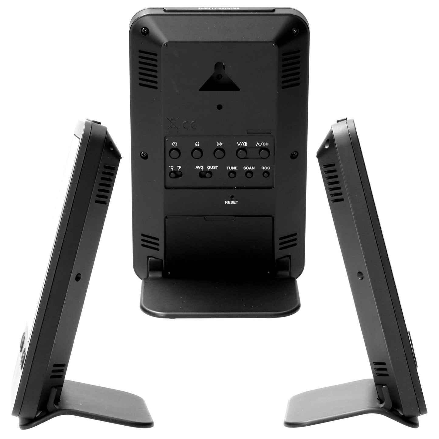 Alecto Weather Station | Indoor and Outdoor Temperature, Forcast, Wind, Humidity & More | Outside Wireless sensor | Black