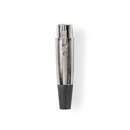 Nedis CAVC15902ME | XLR Connector | Straight | Female | Nickel Plated | Soldering | Cable input diameter: 7.0 mm | Metal | Silver | 25 pcs | Polybag