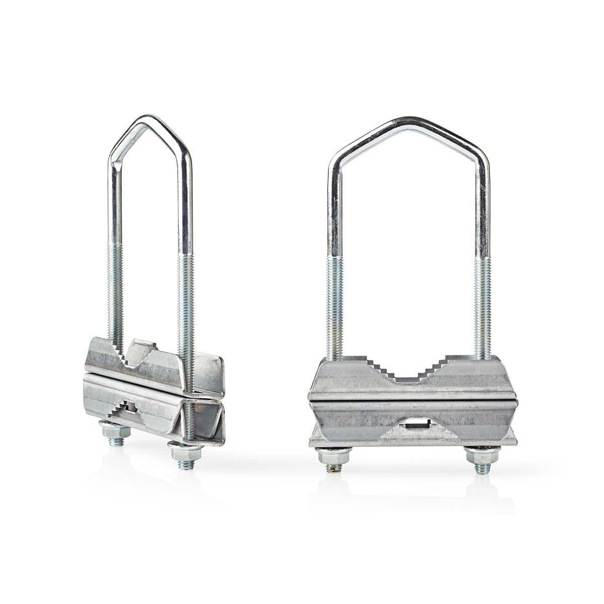 Nedis Satellite Mast Clamp | Diameter range: 40 - 60 mm | Steel | Silver
