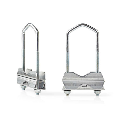 Nedis Satellite Mast Clamp | Diameter range: 40 - 60 mm | Steel | Silver