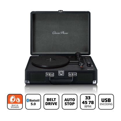 Lenco TT-115BK | Bluetooth® Turntable with built-in speakers Black