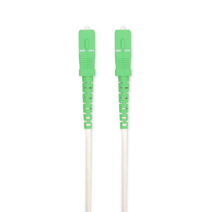 Nedis Glass Fiber Patch Cable | SMF (Single Mode Phase) | SC/APC | SC/APC | 100 Gbps | 6.00 m | White | Gift Box with Euro Lock