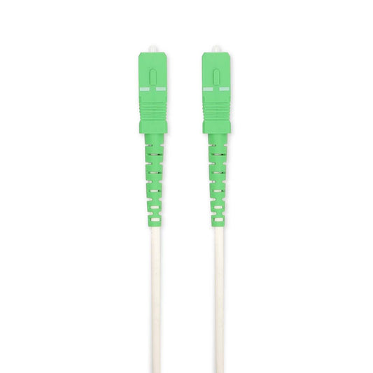 Nedis Glass Fiber Patch Cable | SMF (Single Mode Phase) | SC/APC | SC/APC | 100 Gbps | 6.00 m | White | Gift Box with Euro Lock