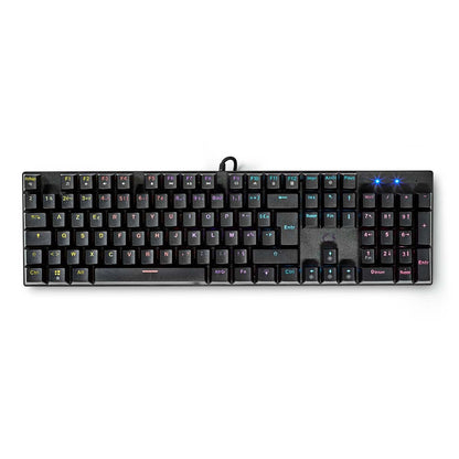 Nedis Wired Gaming Keyboard | USB Type-A | Mechanical Keys | LED | AZERTY | FR Layout | USB Powered | Power cable length: 1.50 m | Gaming