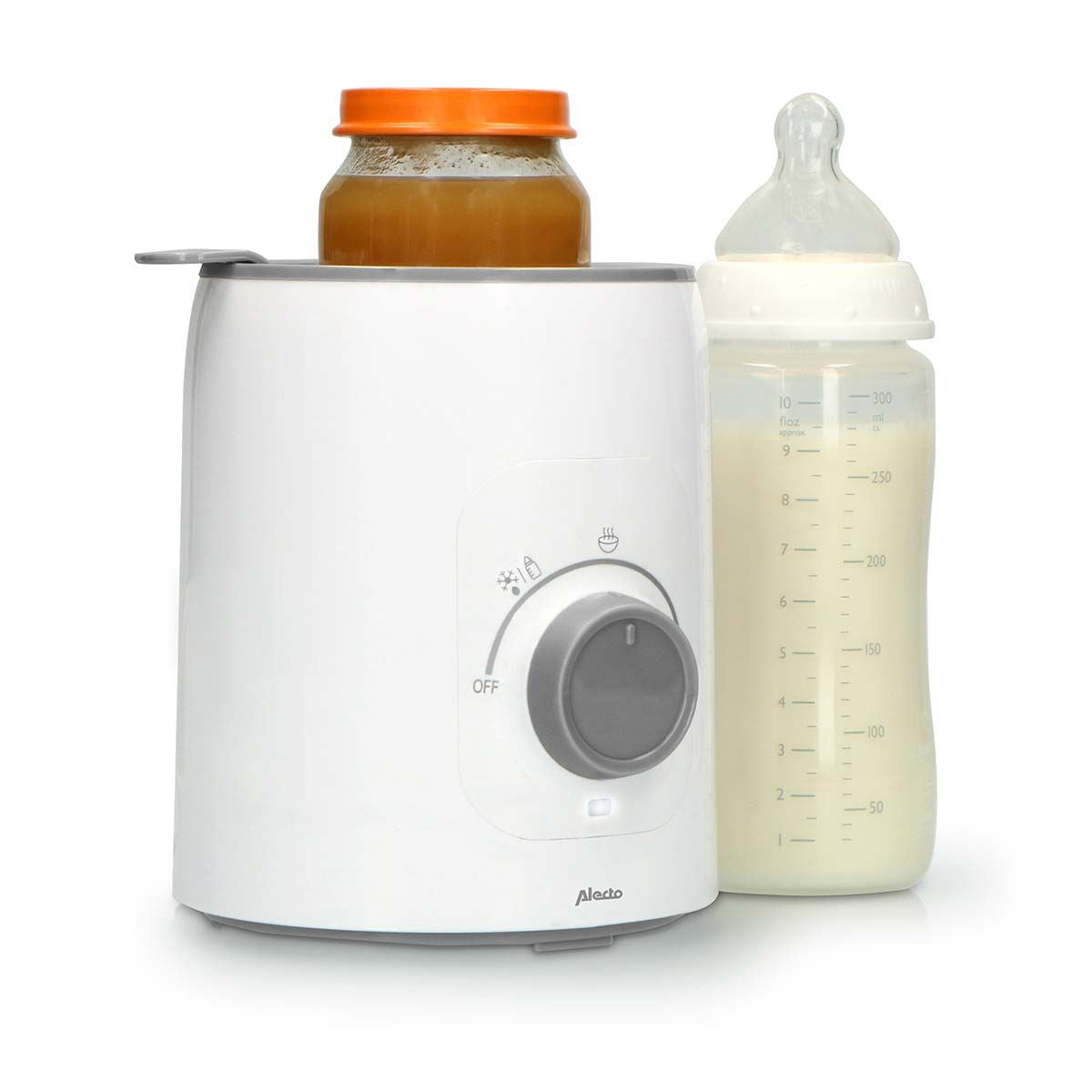 Alecto Bottle Safe Warmer with Temperature Adjustment - White