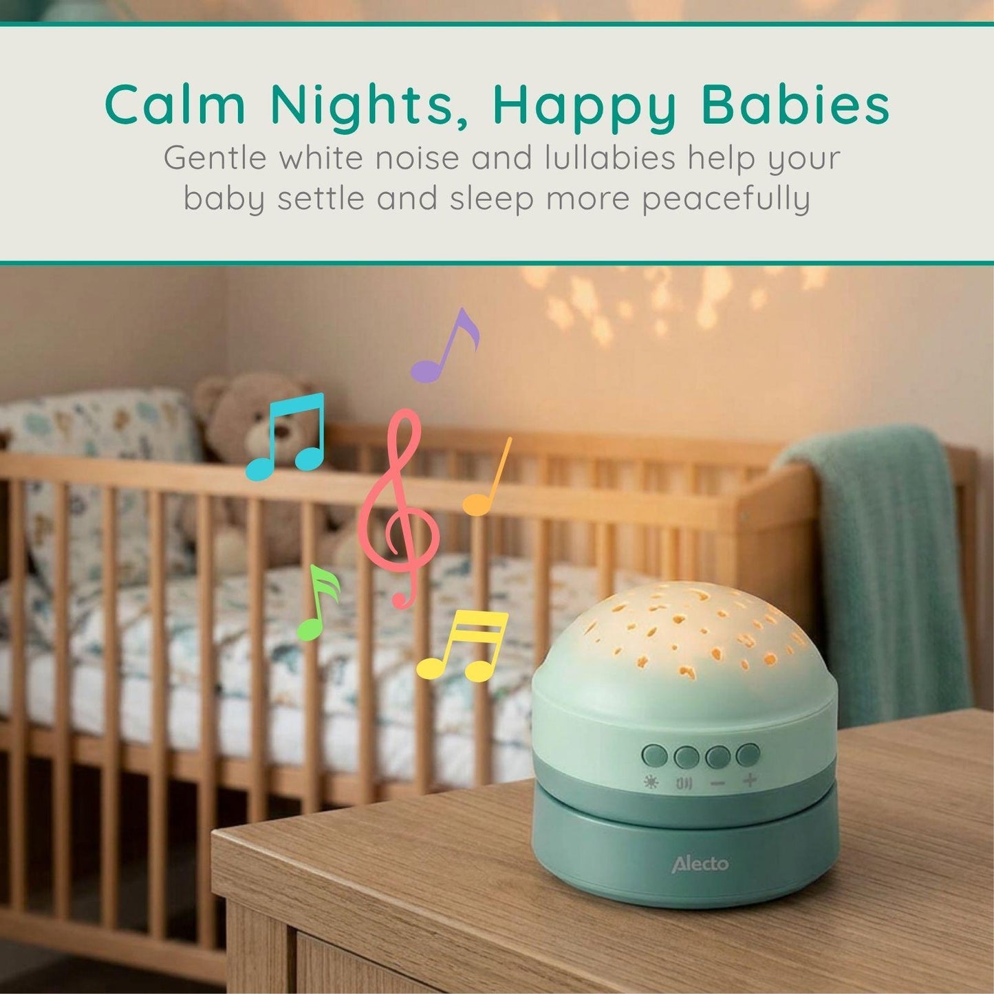Alecto BC130 | Alecto White Noise Machine and Projector