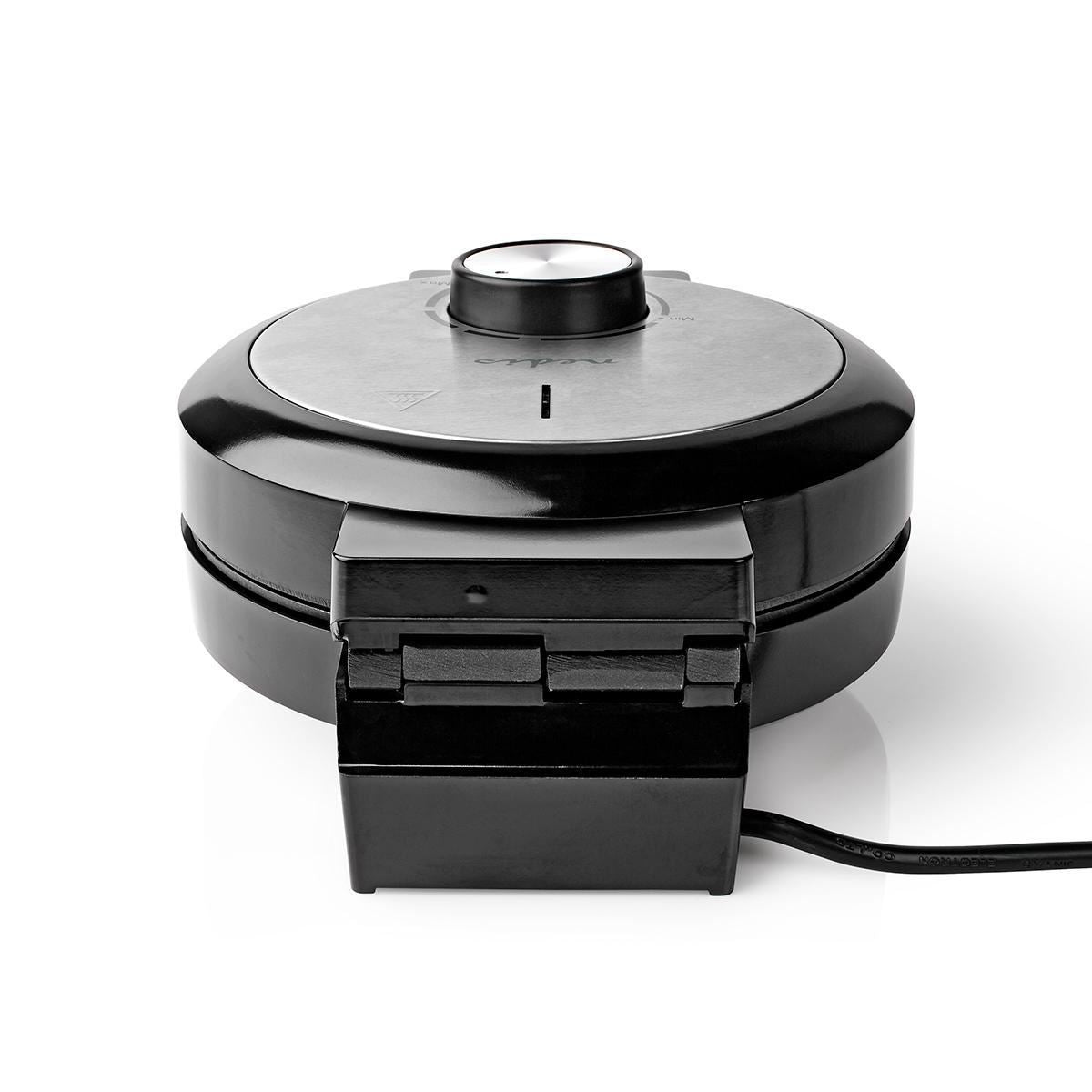 Nedis Waffle Plate | 19 cm | 1000 W | Black
