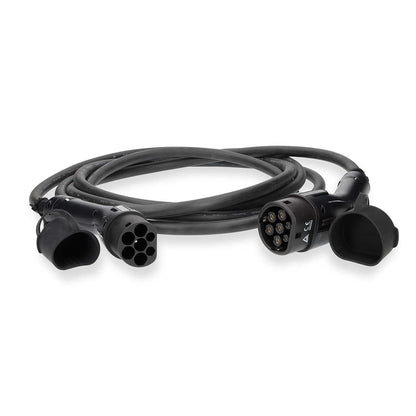 Nedis Electric Vehicle Charge Cable | Cable Type 2 | 32 A | 22000 W | 3-Phases | 5.00 m | Black | Gift Box