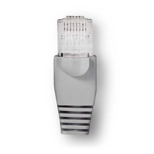 Nedis RJ45 Connector | Male | Solid UTP CAT6 | Straight | Gold Plated | 10 pcs | PVC | Grey | Box
