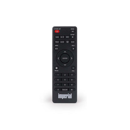 Imperial DABMAN-220BK | DAB+, FM Stereo Radio with Bluetooth Speaker & Remote Control