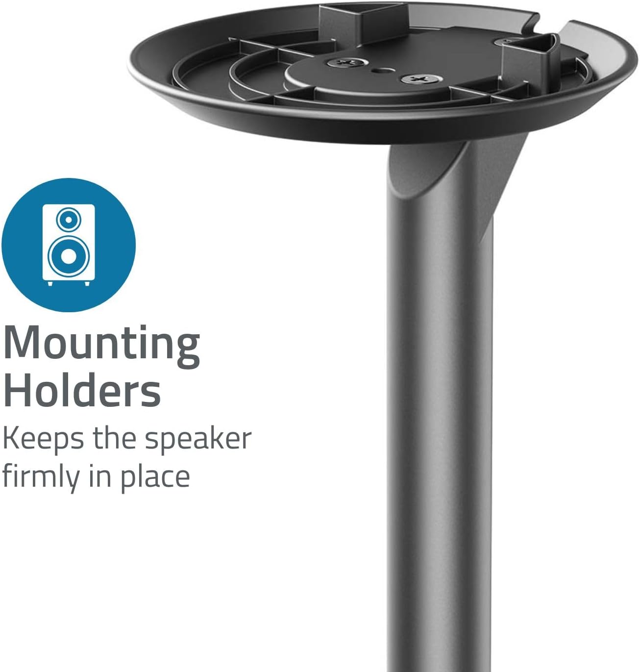 Nedis Speaker Mount | Compatible with: Sonos® Era100 | Stand | 3 kg | Fixed | ABS / Metal | Black