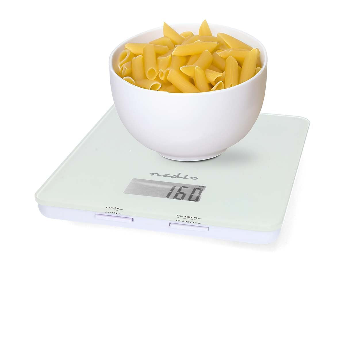Nedis SmartLife Kitchen Scale | Bluetooth® | Glass / Plastic | White