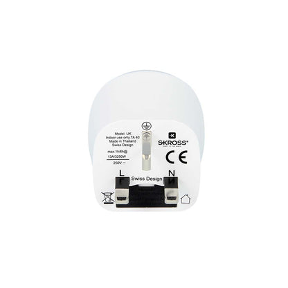 Skross SKR1500230EC | Travel Adapter Europe to UK Earthed