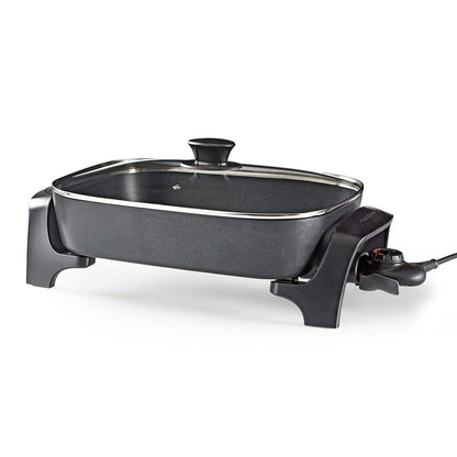 Nedis Electric Skillet Pan | 40 cm | Thick-cast Aluminium Body