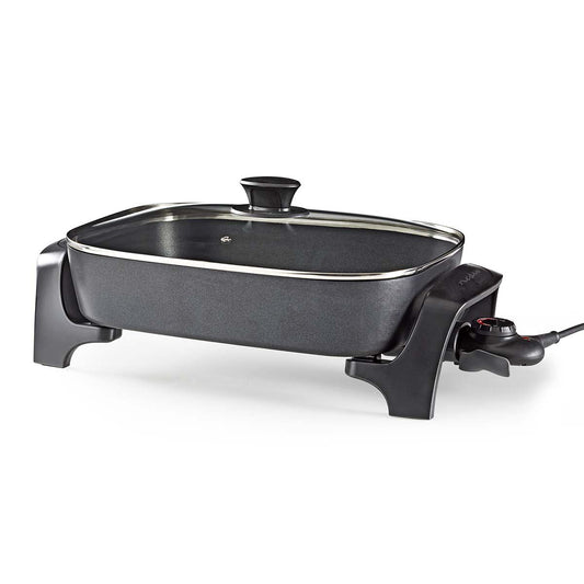 Nedis Electric Skillet Pan | 40 cm | Thick-cast Aluminium Body
