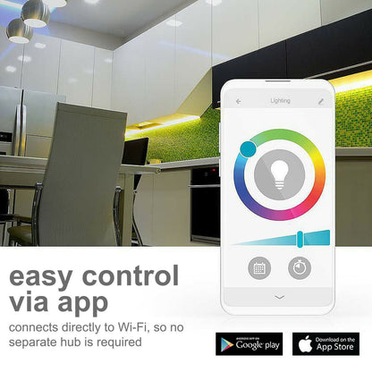 Nedis SmartLife LED Strip | Wi-Fi | Cool White / RGB / Warm White | SMD | 5.00 m | IP44 | 2700 - 6500 K | 960 lm | Android™ / IOS