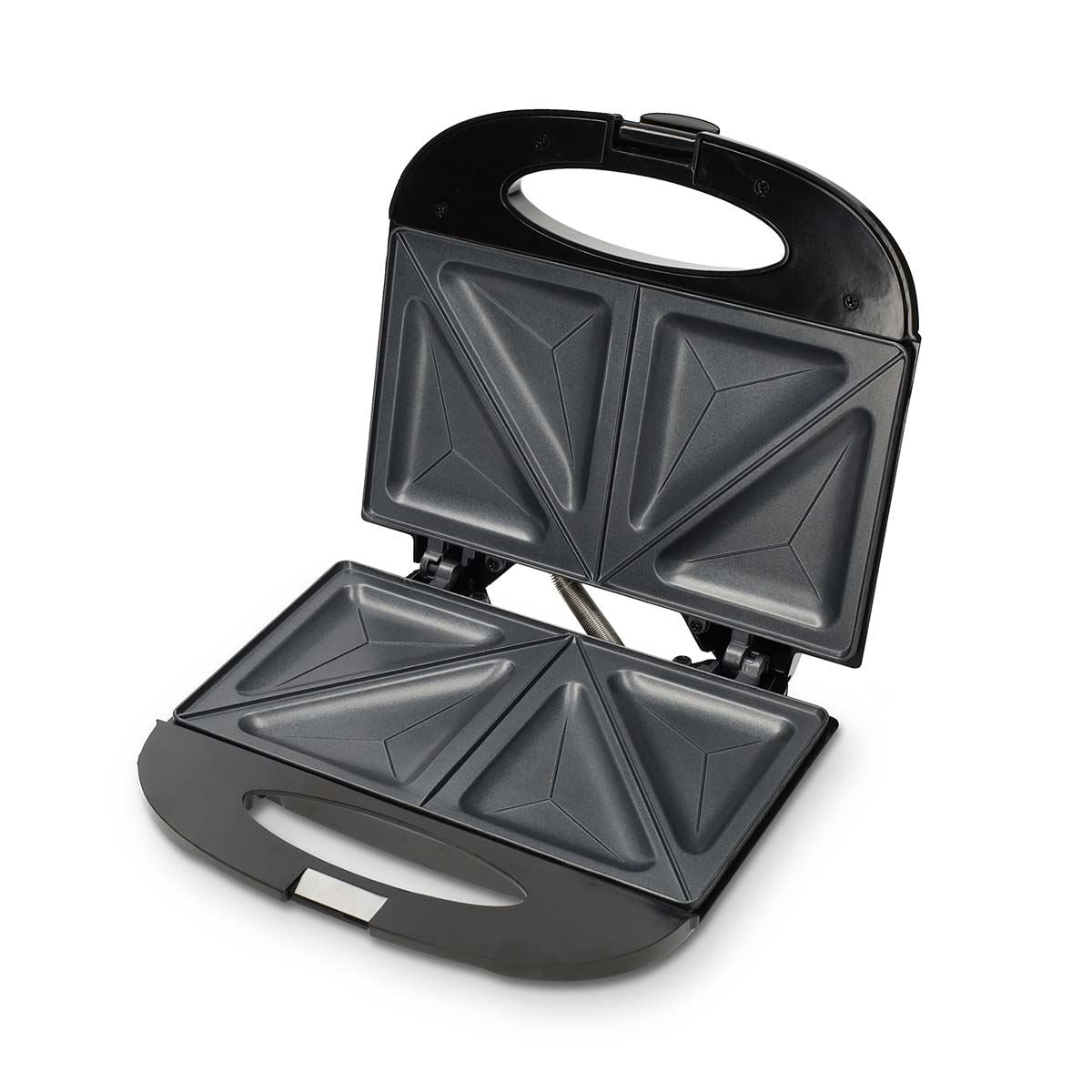 MELISSA 16240112 | Sandwich Maker | 750 W | Sandwich plates | Automatic temperature control | Non-stick Coating | Black