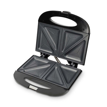 MELISSA 16240112 | Sandwich Maker | 750 W | Sandwich plates | Automatic temperature control | Non-stick Coating | Black