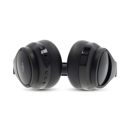 Nedis Wireless Over-Ear Headphones | Maximum battery play time: 28 hrs | Built-in microphone | Press Control | Hybrid (ENC + ANC) | Voice control support | Volume control | Black