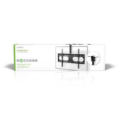 Nedis Full Motion TV Ceiling Mount | 42 - 65 " | Maximum supported screen weight: 45 kg | Tiltable | Rotatable | Minimum ceiling distance: 716 mm | Maximum ceiling distance: 1160 mm | 1 Pivot point(s) | Steel | Black
