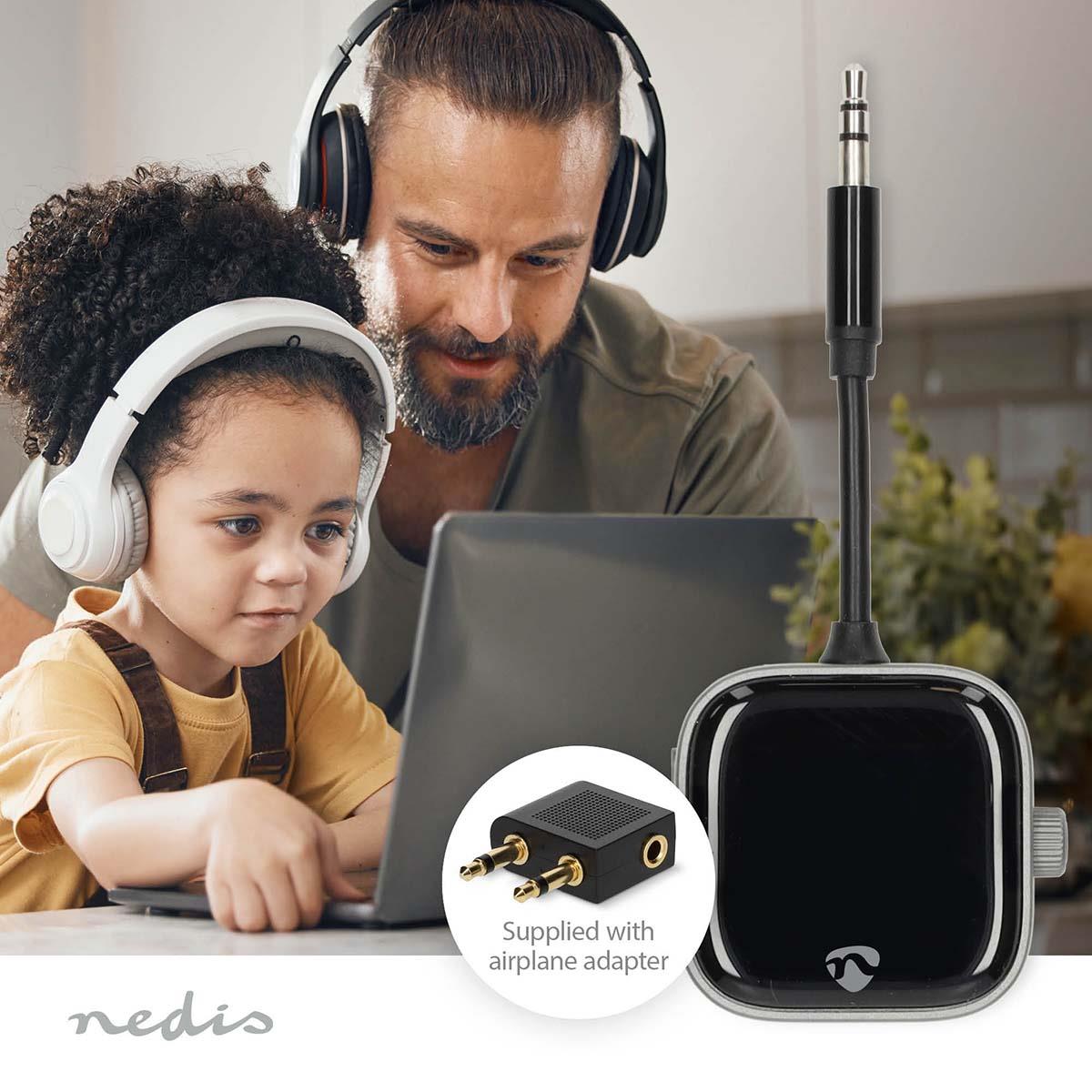Nedis USB Micro-B Adapter | USB 2.0 | Mini 5-Pin Male | USB-A Female | 480 Mbps | OTG | 0.20 m | Flat | Nickel Plated | PVC | Black | Polybag