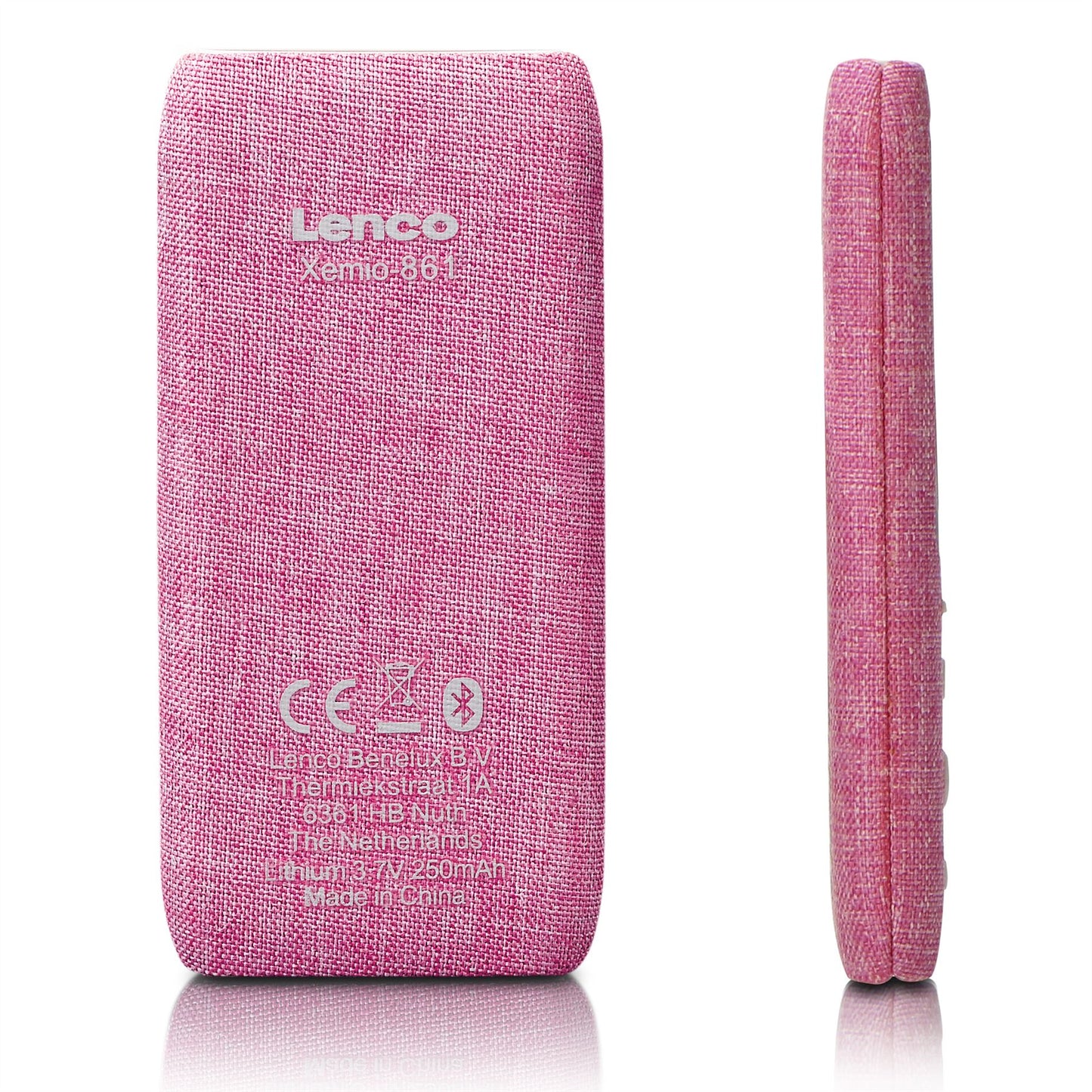 Lenco XEMIO-861PK | MP3/MP4 Player | Bluetooth® | 8GB | Micro SD Card Expansion | Pink