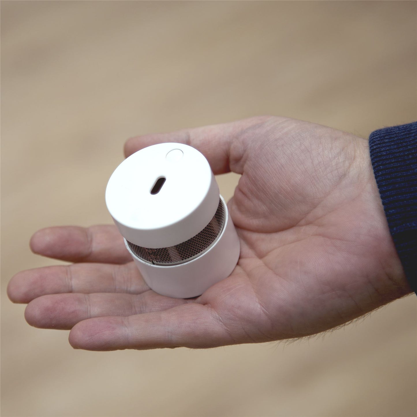Alecto SD1020 Mini Smoke detector with Runtime Sensor | >85 dB | 10 Year Battery Included | EN14604:2005/AC:2008 | White