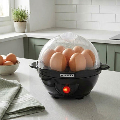 MELISSA Egg boiler | 7 Eggs | 360w | Transparent button | Black