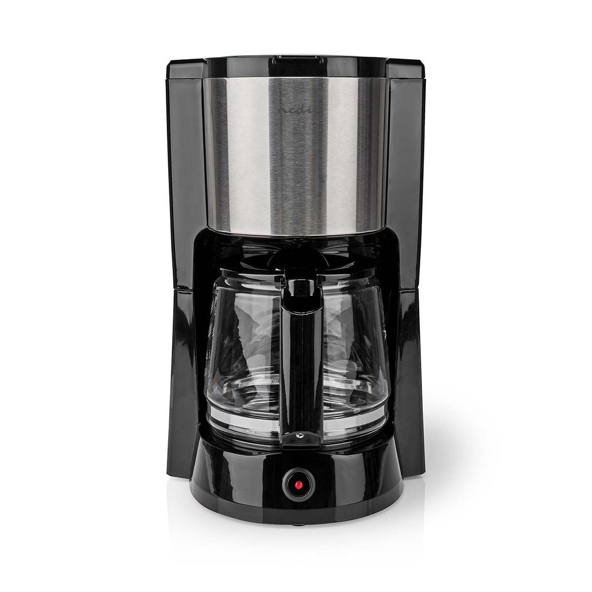 Nedis Coffee Maker | Filter Coffee | 1.5 l | 12 Cups | Keep warm feature | Black / Silver