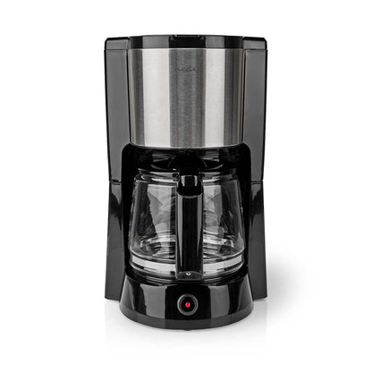 Nedis Coffee Maker | Filter Coffee | 1.5 l | 12 Cups | Keep warm feature | Black / Silver
