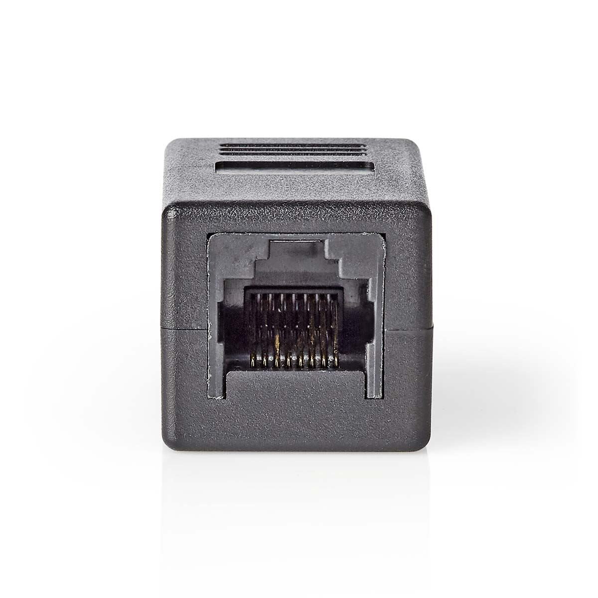 Nedis Network Coupler | CAT5e / CAT6 | Unshielded | RJ45 Female | RJ45 Female | Straight | ABS | Box