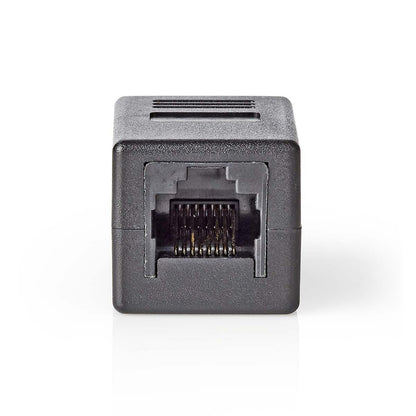 Nedis Network Coupler | CAT5e / CAT6 | Unshielded | RJ45 Female | RJ45 Female | Straight | ABS | Box