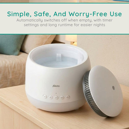 Alecto BC23 | Aroma diffuser | Night Light & Humidifier | White