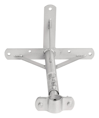 Nedis Satellite Wall Mount | Minimum wall distance: 550 mm | Maximum wall distance: 950 mm | Distance to wall: 0.00 mm | Diameter clamp: 32 - 42 mm | Steel | Silver